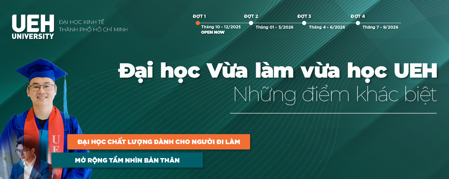 Đại học Vừa làm vừa học UEH – Những điểm đặc biệt