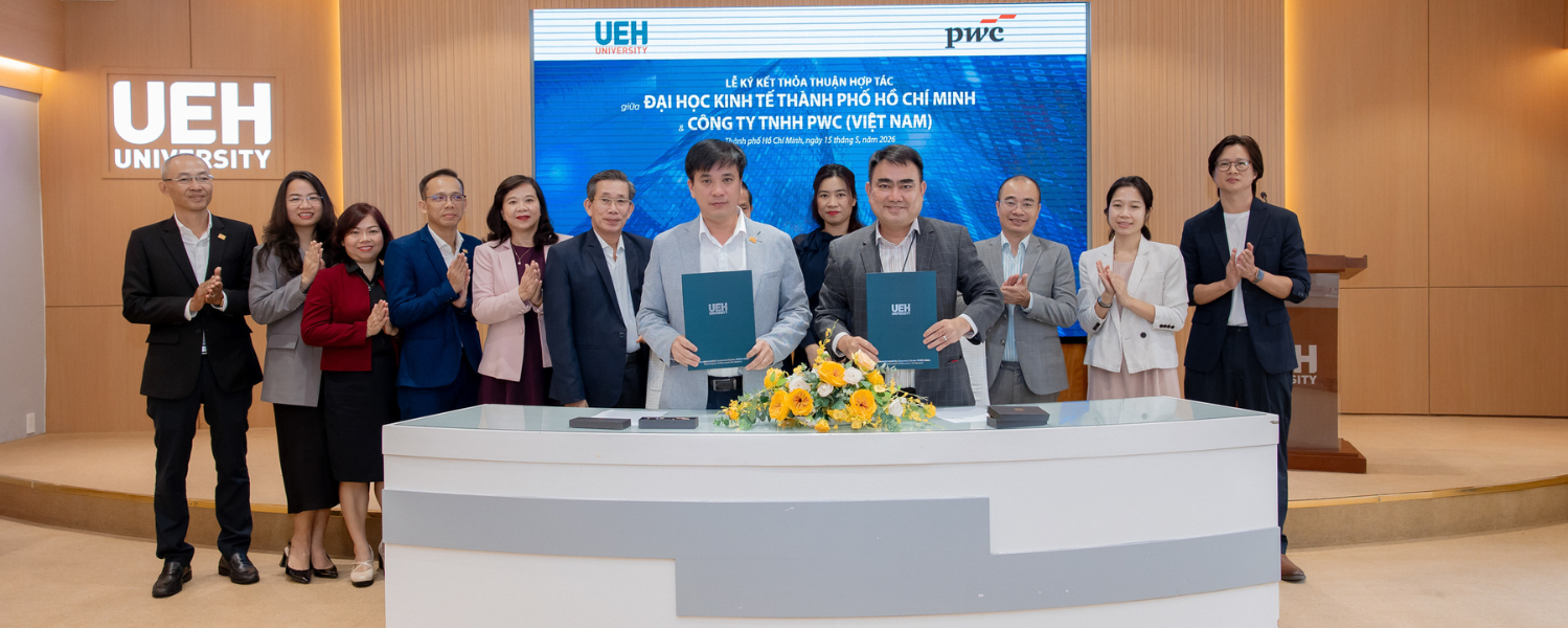 UEH ký kết Biên bản ghi nhớ hợp tác với PwC Vietnam