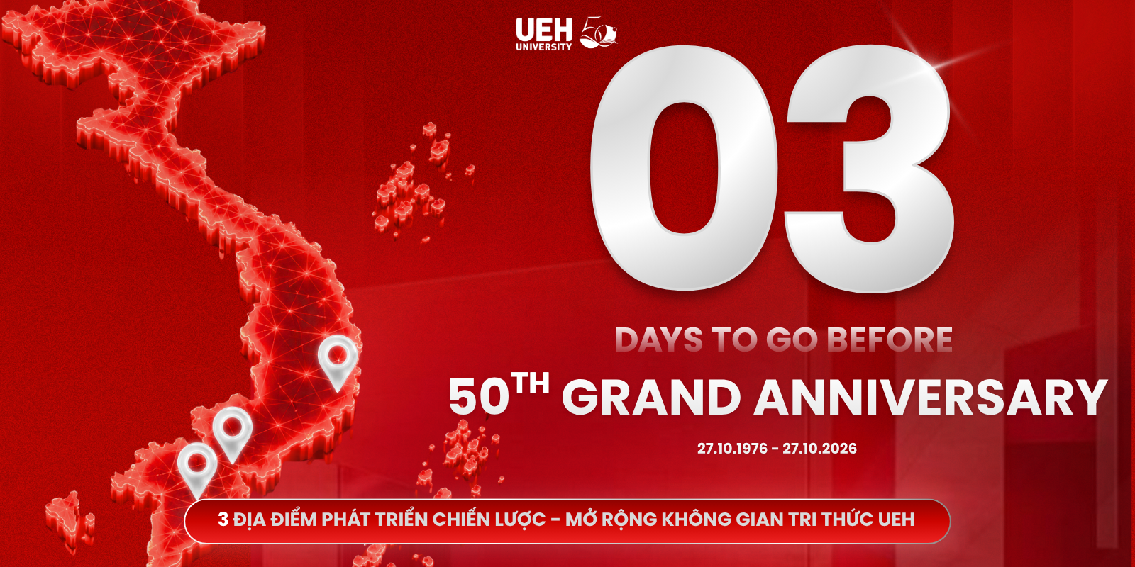 Banner 50 năm lớn ngày 25/10/2026