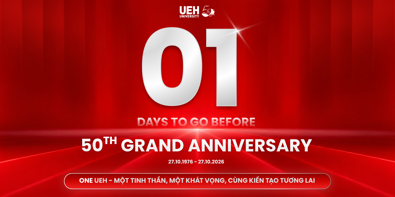 Banner 50 năm lớn ngày 27/10/2026
