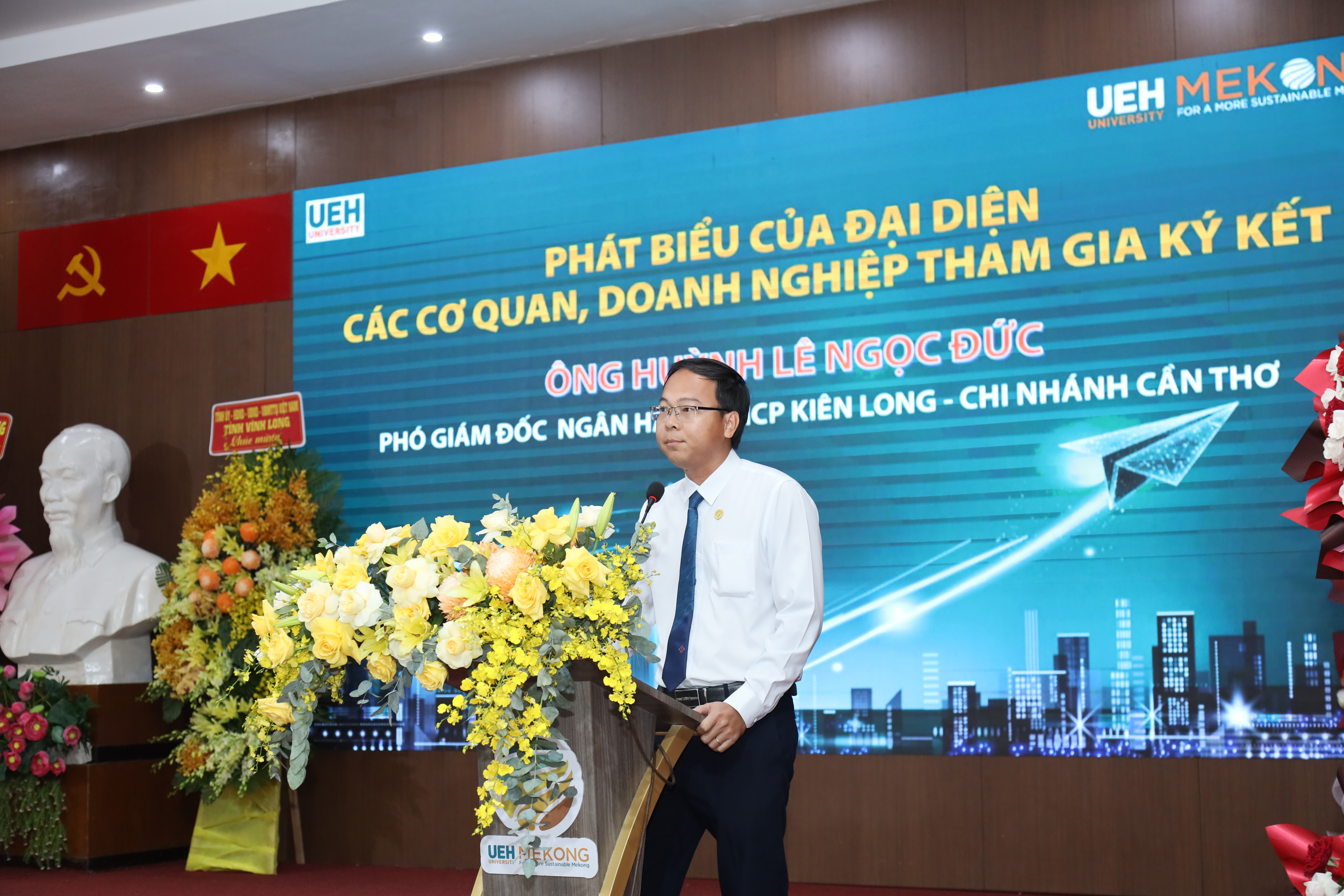 Ông Huỳnh Lê Ngọc Đức – Phó Giám đốcNgân hàng TMCP Kiên Long – Chi nhánh Cần Thơ