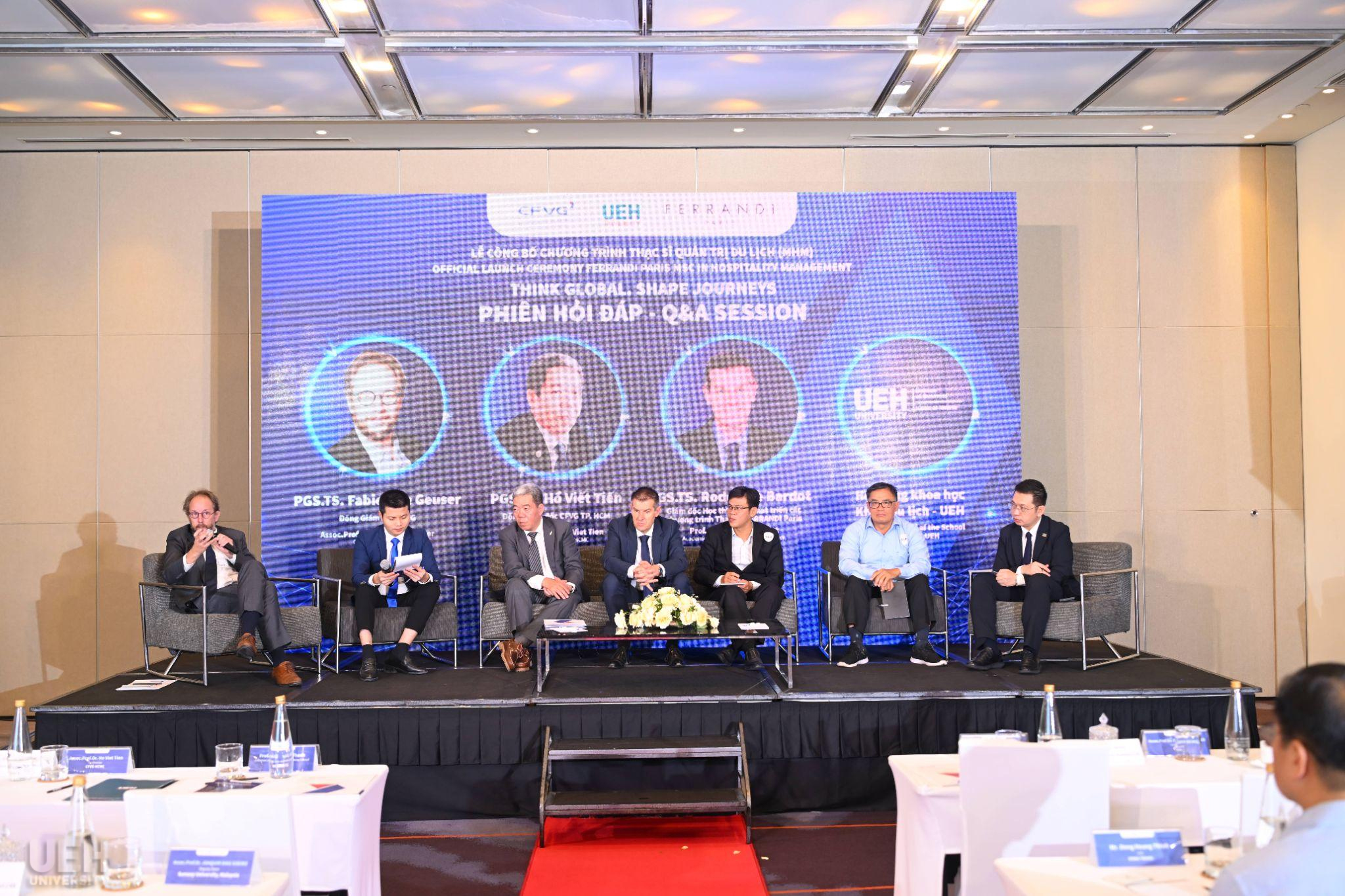 CFVG - UEH chính thức ra mắt chương trình Thạc sĩ Quản trị du lịch liên ...