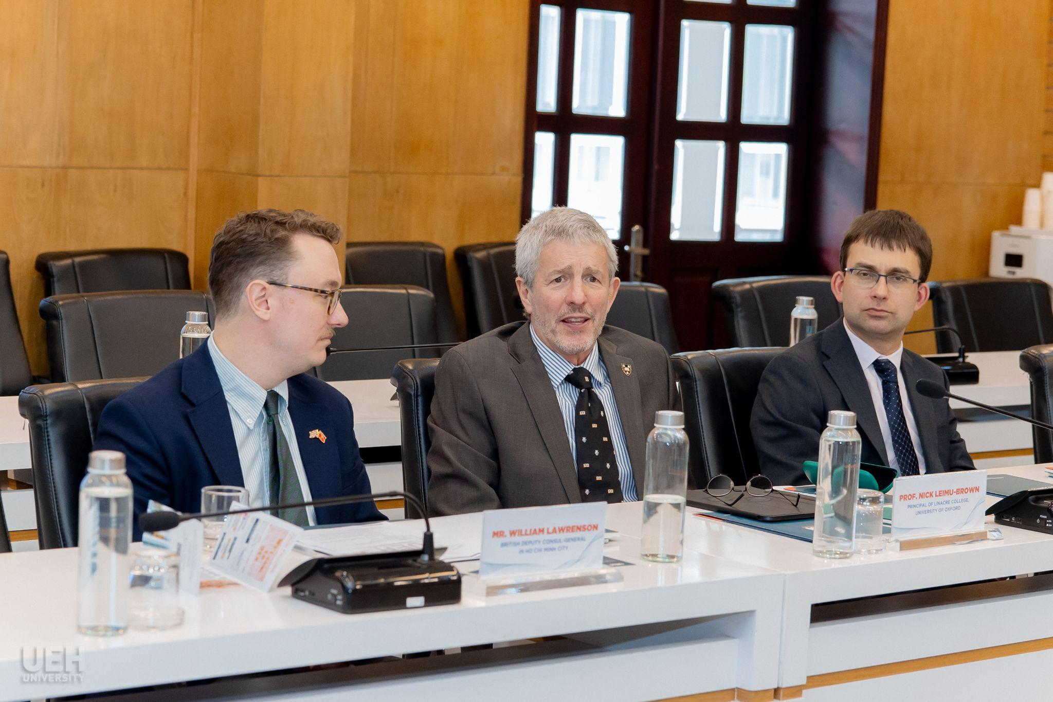 UEH và Trường Linacre, Đại học Oxford (Vương quốc Anh) thúc đẩy hợp tác ...