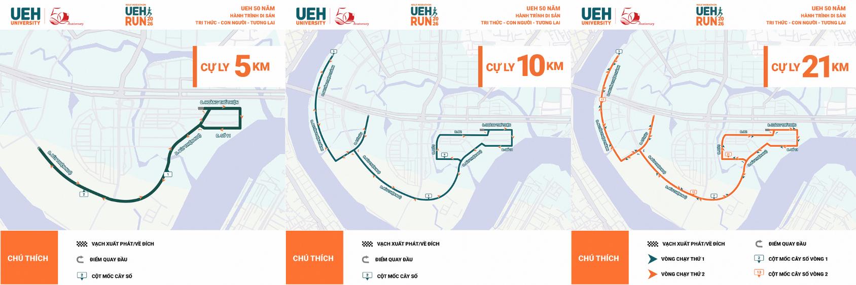 [UEH 50] Huy chương “di sản” của UEH Half Marathon 2026 “Embracing Our ...