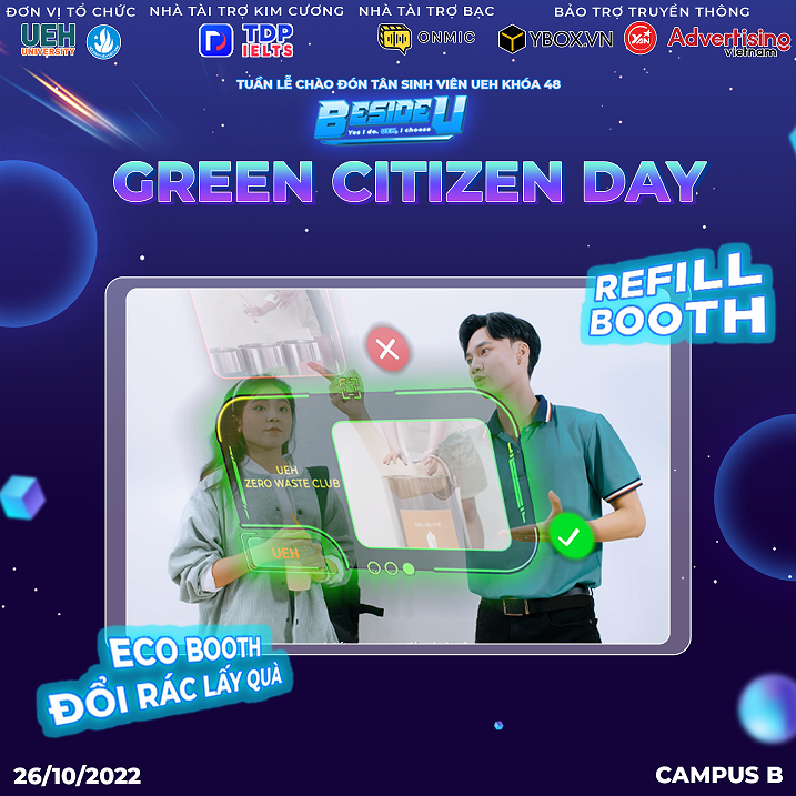 Ngày hội Green Citizen Day - Nơi những “Công dân UEHer xanh” hành động vì  một tương lai phát triển bền vững