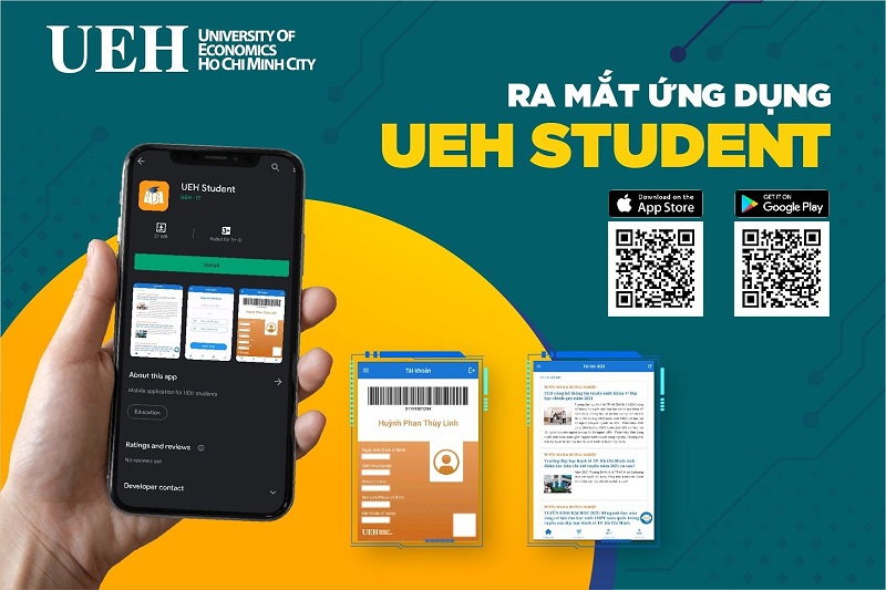 Ứng dụng UEH Student giúp học sinh và sinh viên dễ dàng quản lý thông tin cá nhân, kiểm tra lịch học và đăng ký môn học. Nhấn vào ảnh liên quan để khám phá những tính năng tiện ích của ứng dụng UEH Student!
