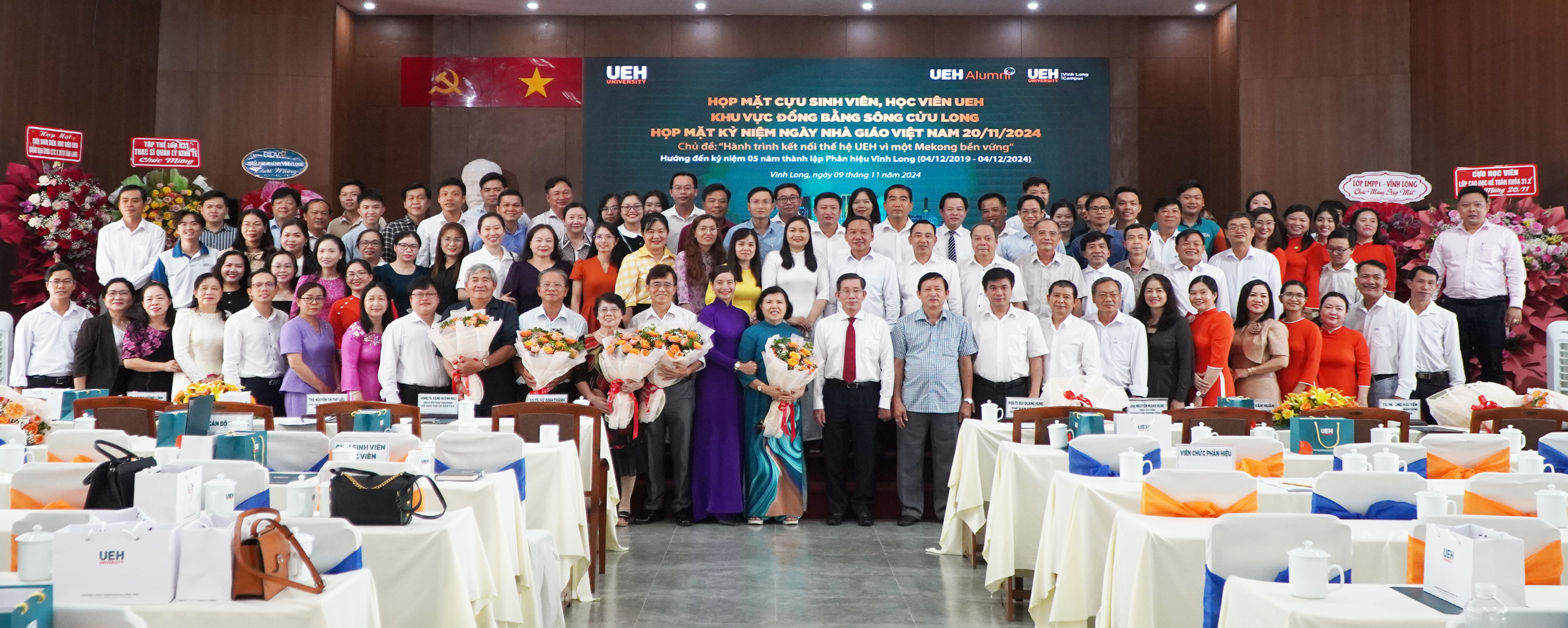 UEH Vinh Long: Organizing a Meeting on Vietnamese Teachers' Day on November 20 for UEH Alumni in the Mekong Delta and Launching the UEH Alumni Association in Vinh Long Province