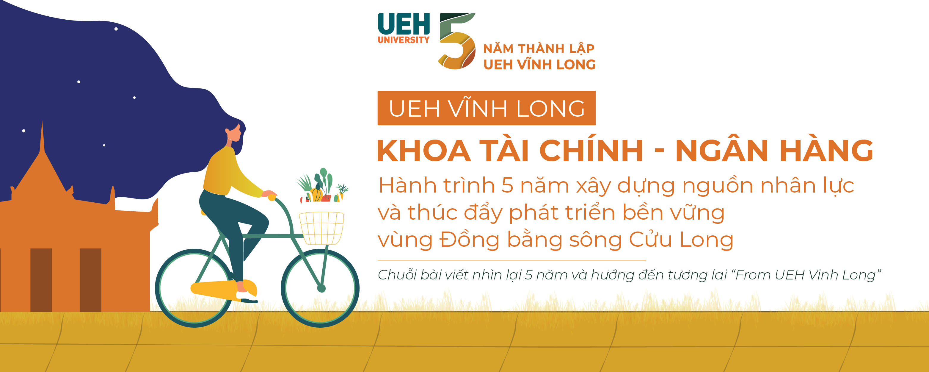 Khoa Tài chính - Ngân hàng UEH Vĩnh Long: Hành trình 5 năm xây dựng nguồn nhân lực và thúc đẩy phát triển bền vững vùng Đồng bằng sông Cửu Long 