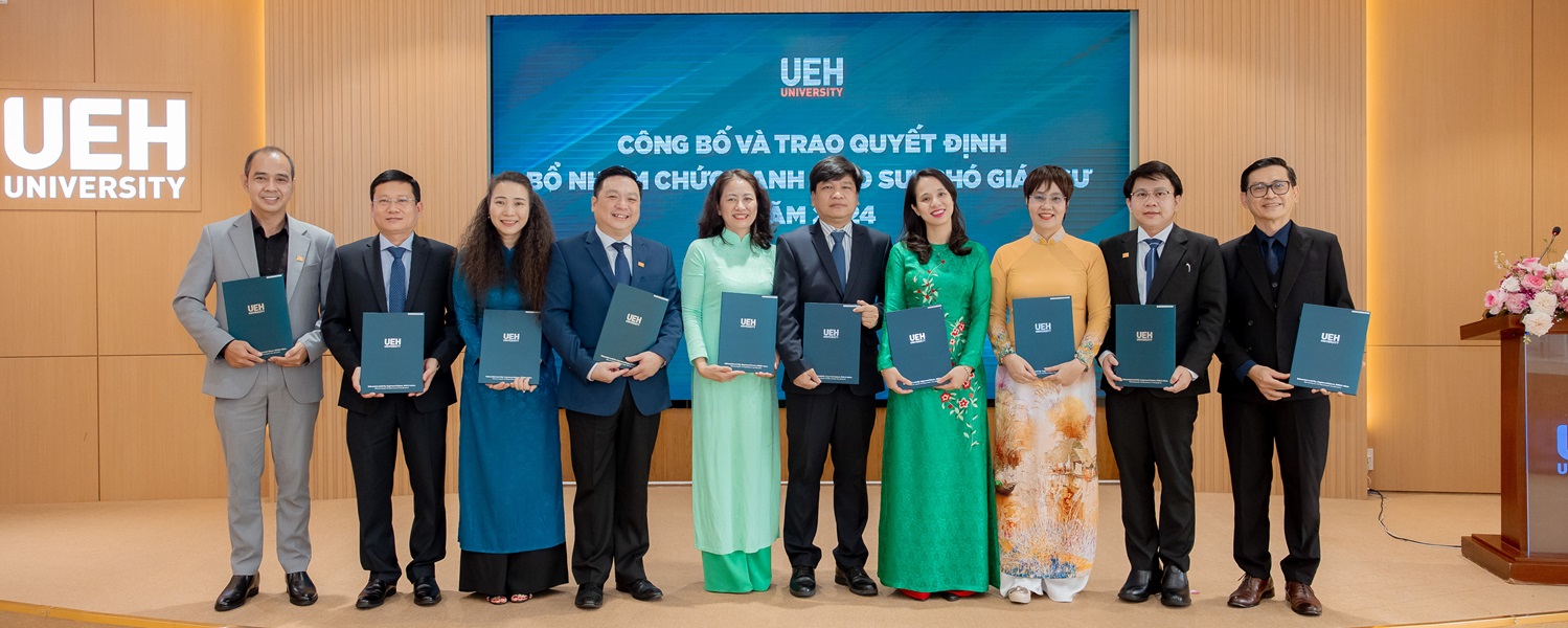 UEH Ceremony for the Announcement and Appointment of the 2024 Professors and Associate Professors 