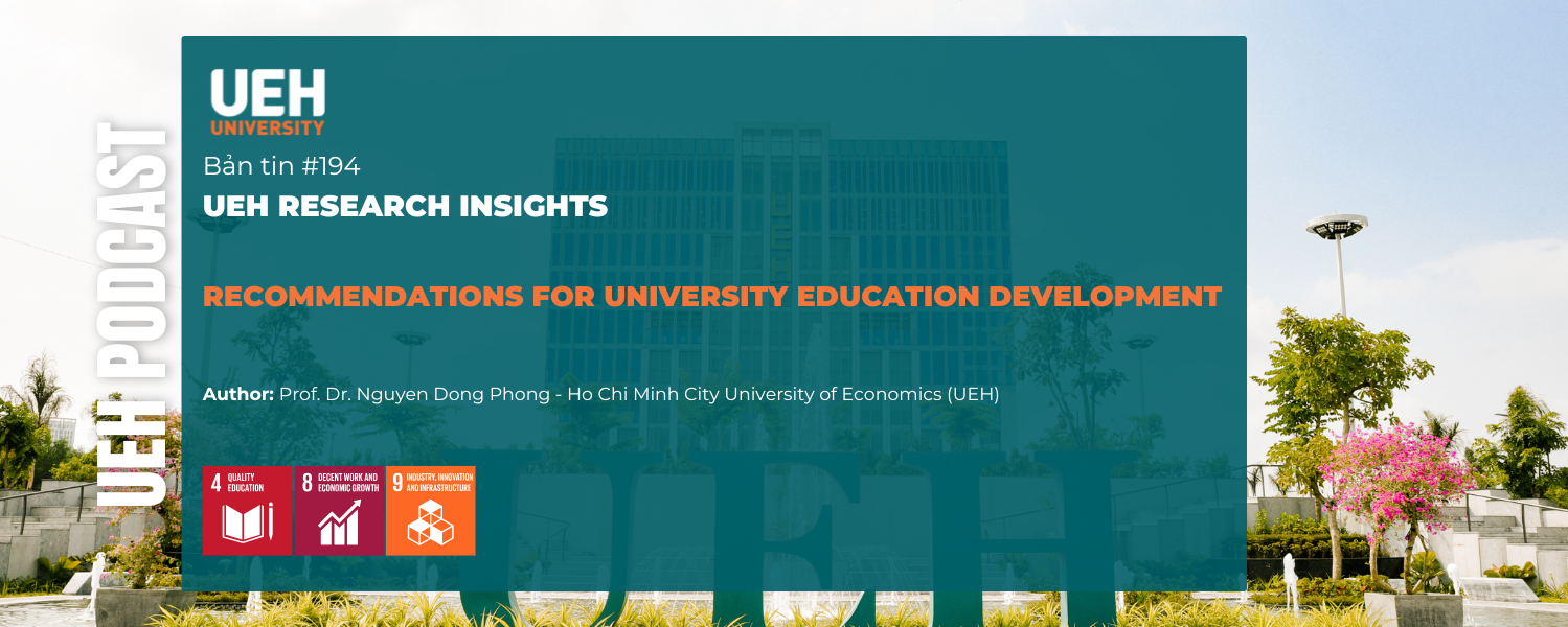 [Podcast] Recommendations for University education development
