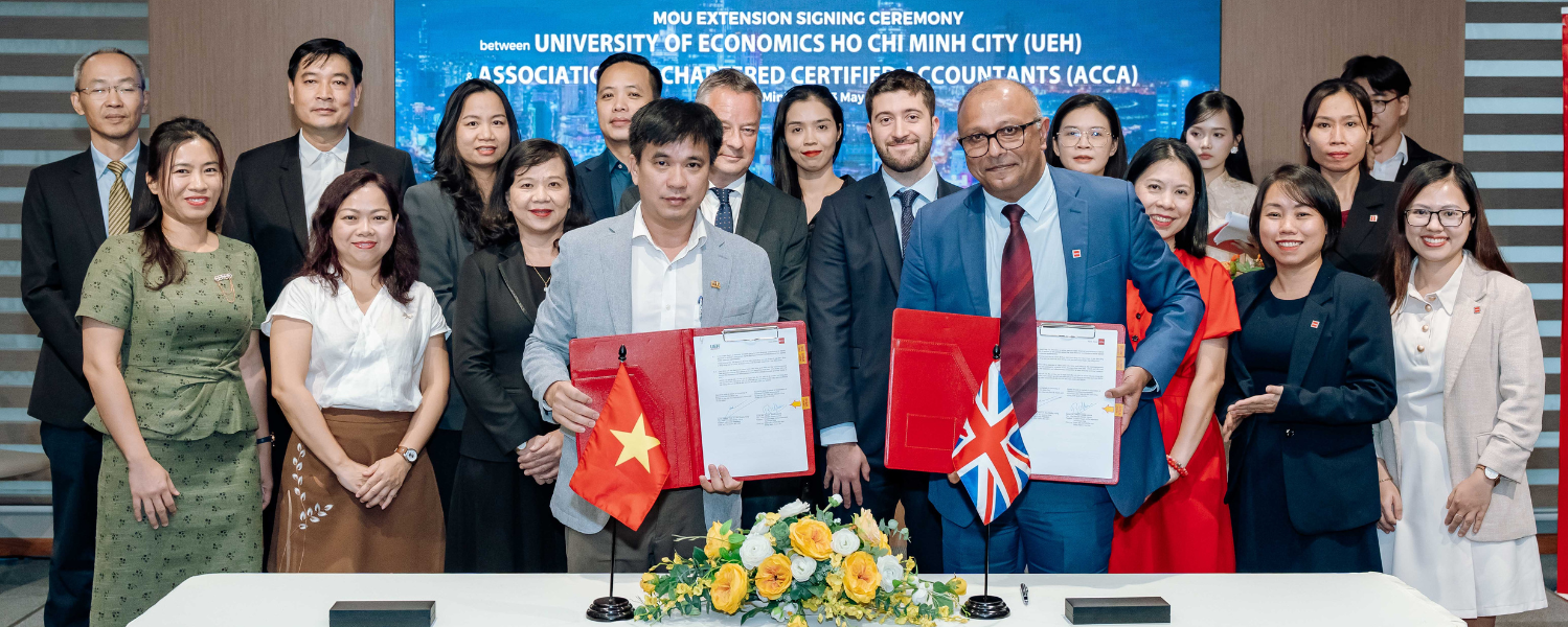 Lễ tái ký kết Thỏa thuận hợp tác giữa Đại học Kinh tế Thành phố Hồ Chí Minh và Hiệp hội Kế toán công chứng Anh Quốc