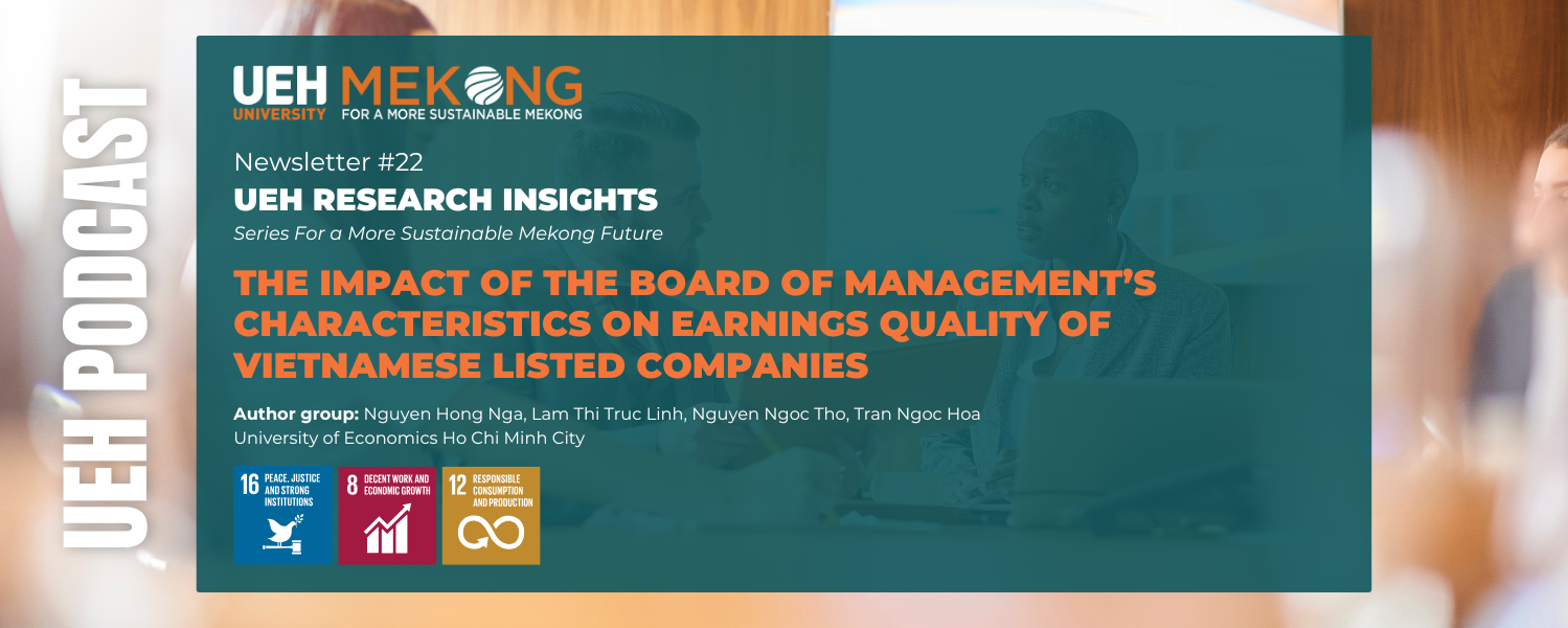 [Research Contribution] The Impact of the Board of Management’s Characteristics on Earnings Quality of Vietnamese Listed Companies