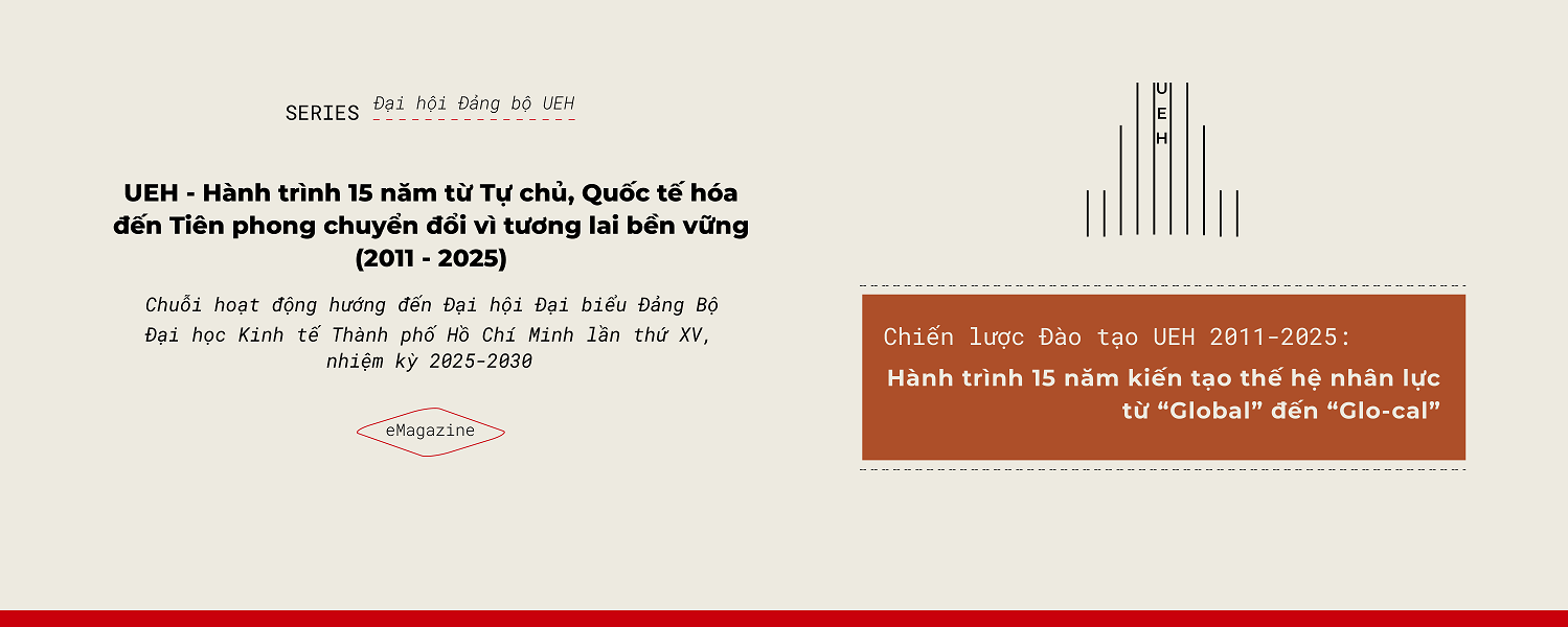 Chiến lược Đào tạo UEH 2011-2025: Hành trình 15 năm kiến tạo thế hệ nhân lực từ "Global" đến "Glo-cal"