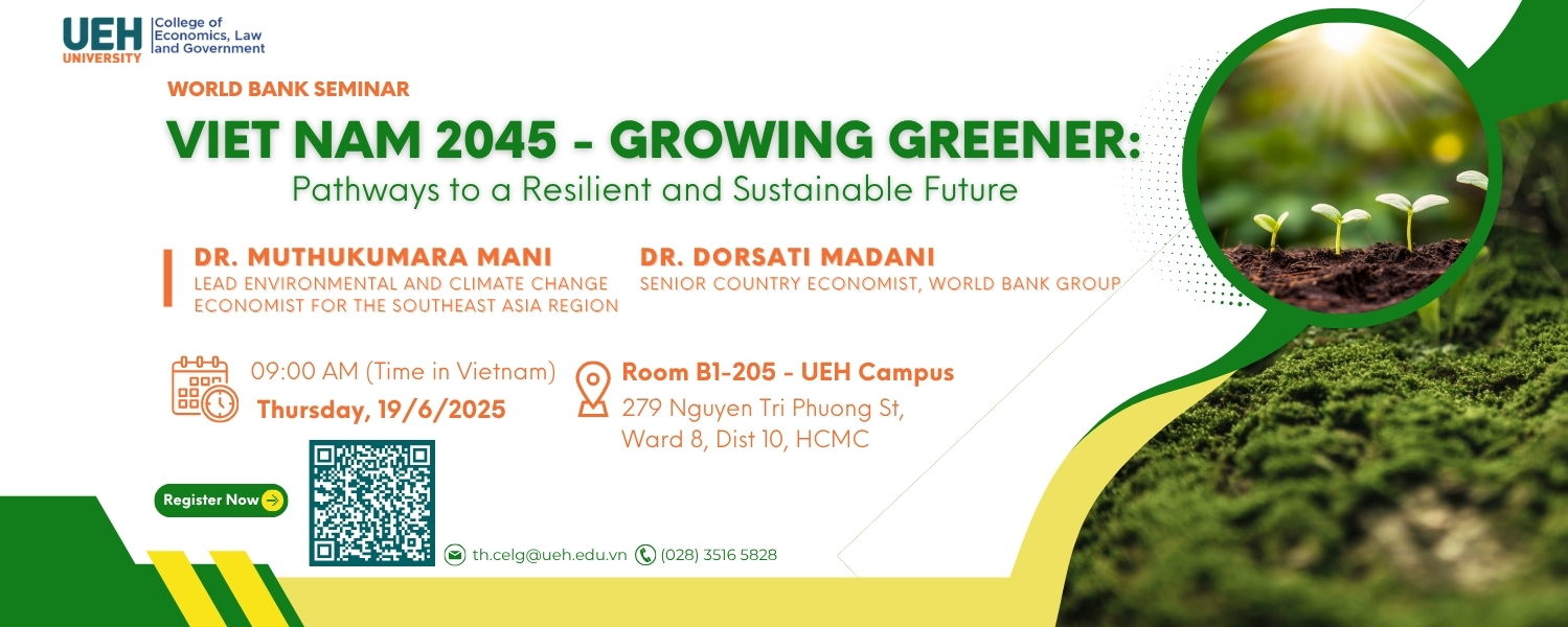 Seminar jointly organized by the World Bank and the College of Economics, Law and Government UEH
