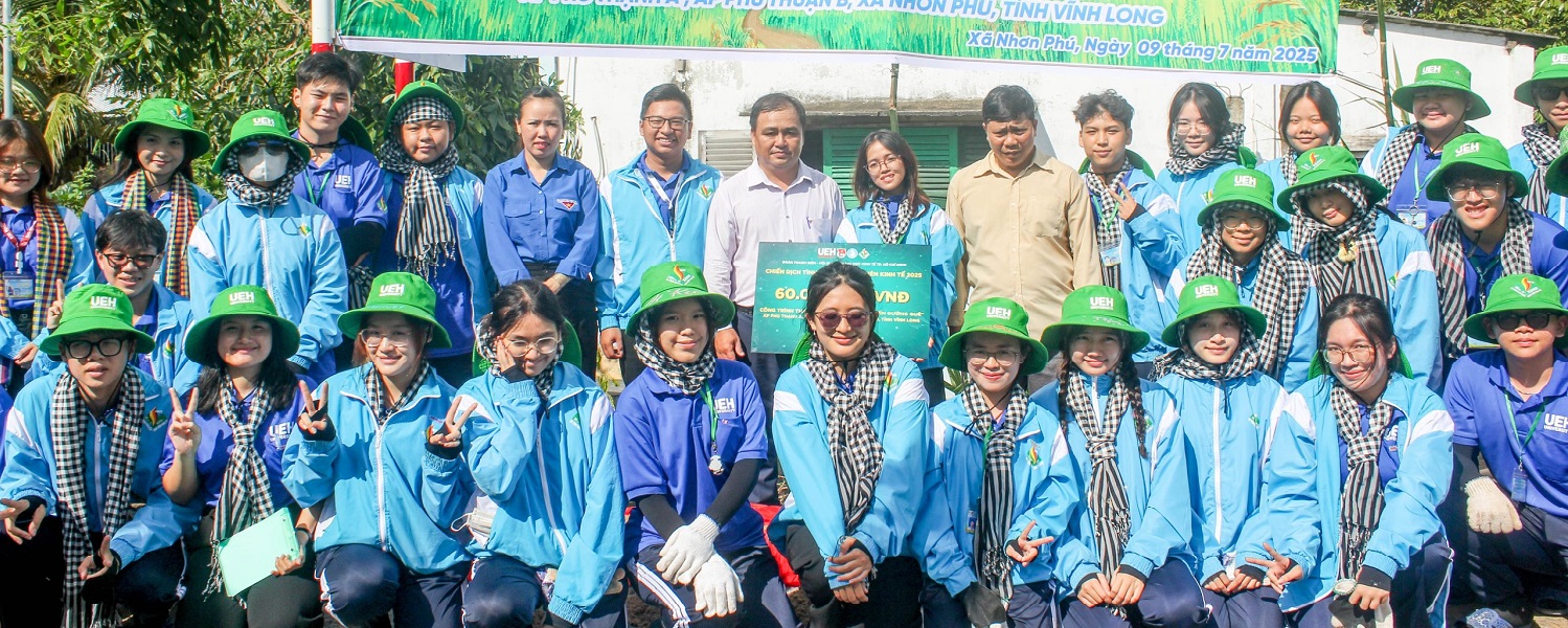 UEH Student Volunteering Campaign 2025: Simultaneous Launch of Community Projects in Response to the Peak Day of Action “Volunteering Together for New Rural Development”.