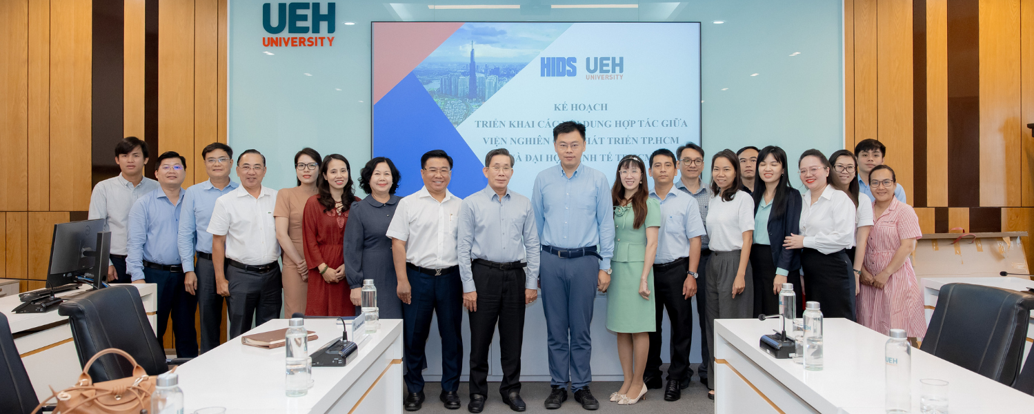 UEH Collaborates with Ho Chi Minh City Institute for Development Studies: Connecting Knowledge for Sustainable Urban Development