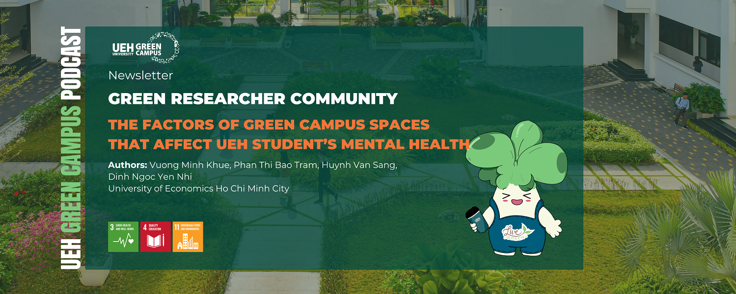 [Research Contribution] The factors of green campus spaces that affect UEH Student’s mental health
