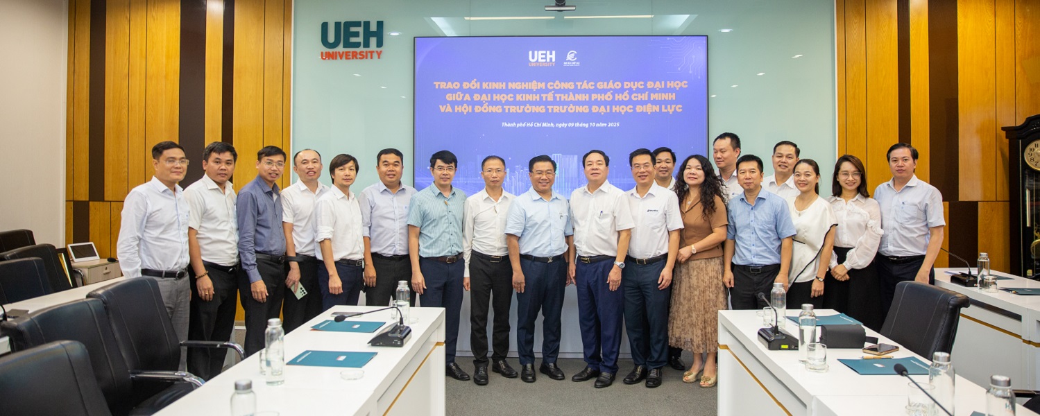 Working Session and Experience Exchange between University of Economics Ho Chi Minh City and Electric Power University