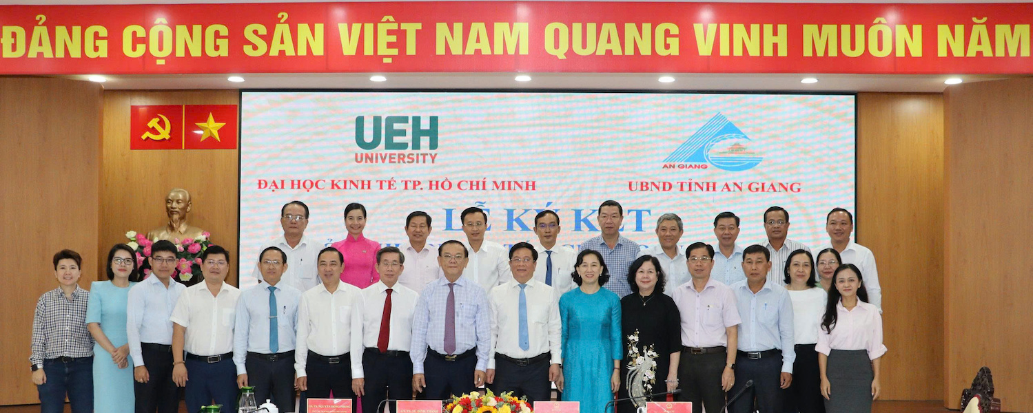 University of Economics Ho Chi Minh City and An Giang Provincial People's Committee Sign Cooperation Agreement for the 2025-2030 Period