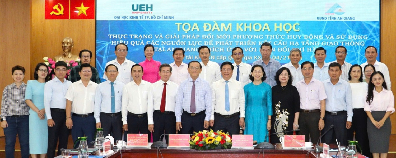 UEH Partners with An Giang Province to Find Solutions for Sustainable Transportation Infrastructure Adapting to Climate Change