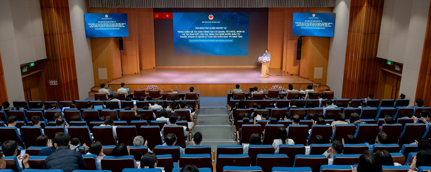 Training Conference on the General Inventory of Public Assets at Agencies, Organizations, Units, and State-Invested Infrastructure Assets under the Management of the Ministry of Education and Training