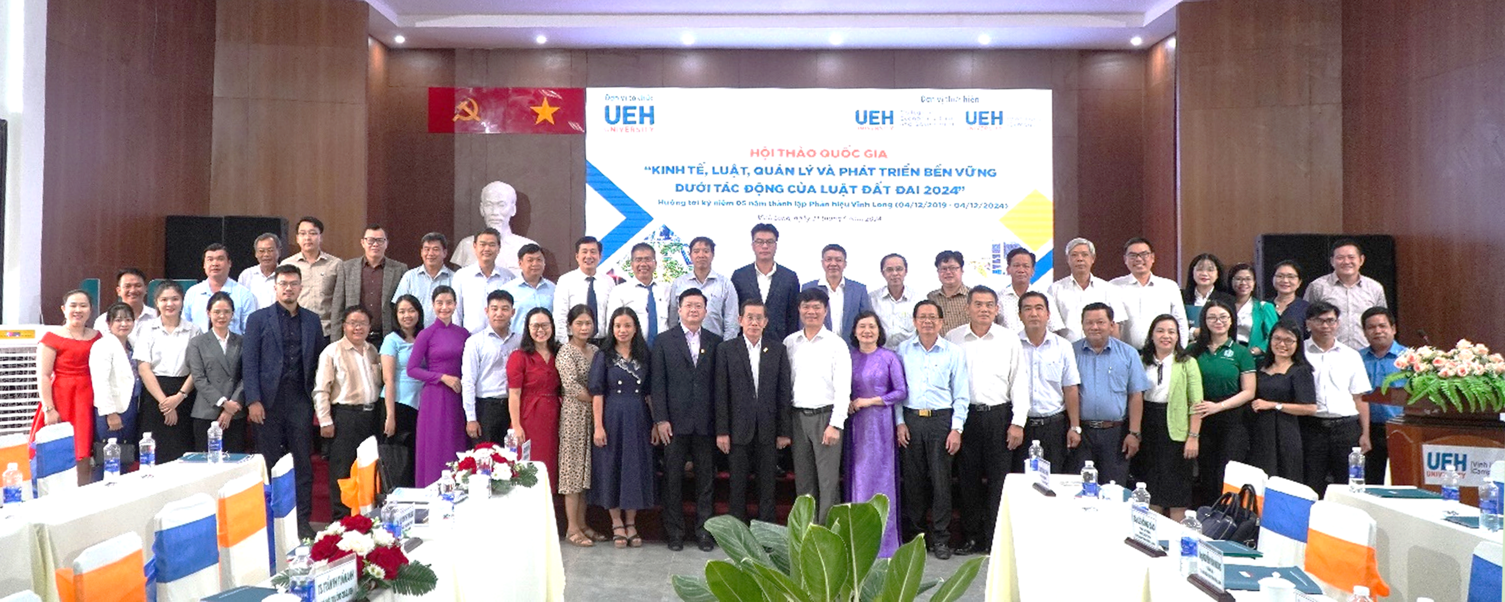 UEH Hosts National Scientific Conference on "Economics, Law, Management, and Sustainable Development under the Impact of the 2024 Land Law" at the UEH Mekong Campus