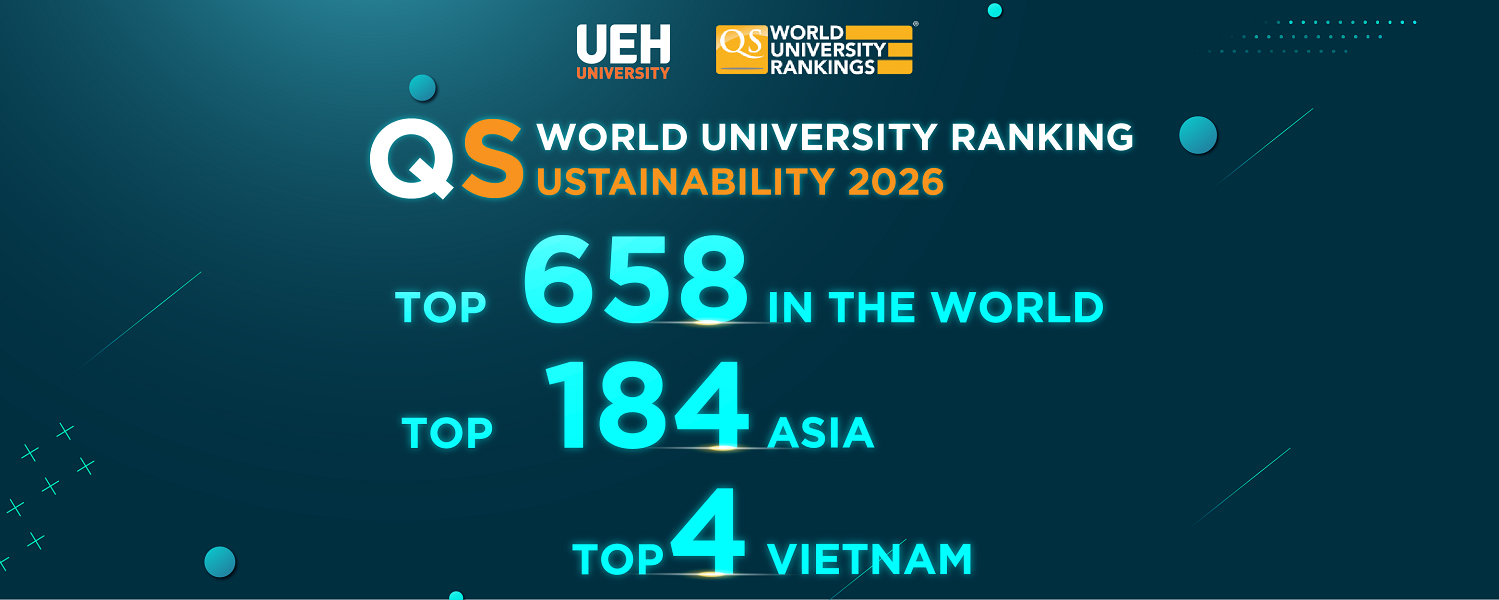 UEH and the Global Sustainable Journey: Maintaining Top 650 in the QS Sustainability 2026 Ranking