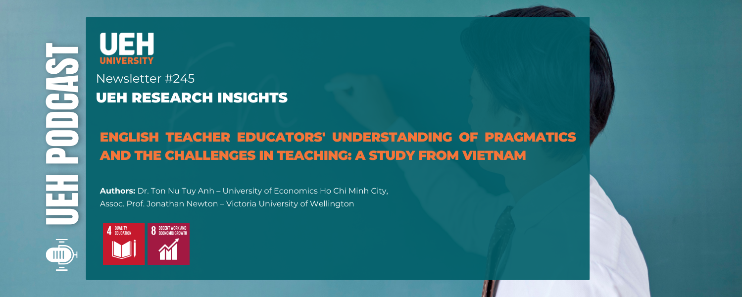 [Research Contribution] English Teacher Educators' Understanding of Pragmatics and the Challenges in Teaching: A Study from Vietnam