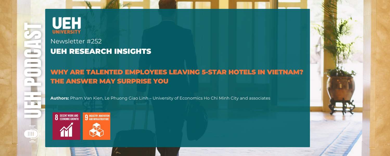 [Research Contribution] Why Are Talented Employees Leaving 5-Star Hotels in Vietnam? The Answer May Surprise You