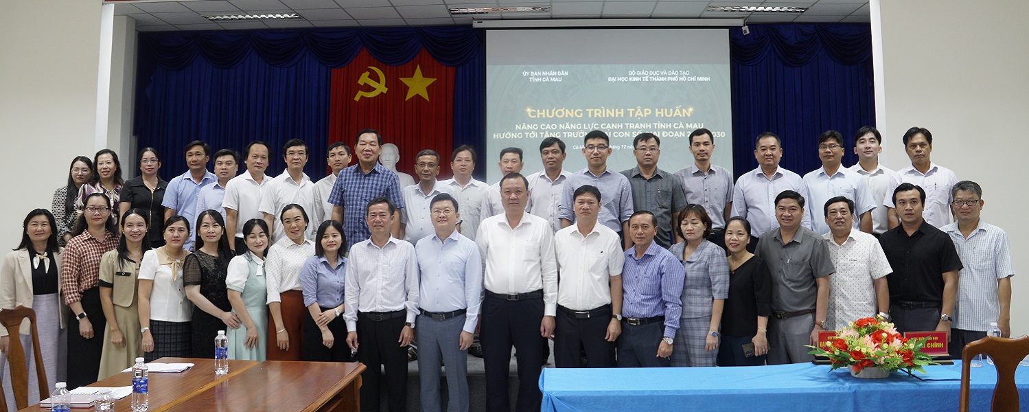 UEH Partners with Ca Mau Province to Enhance Public Sector Management Capacity
