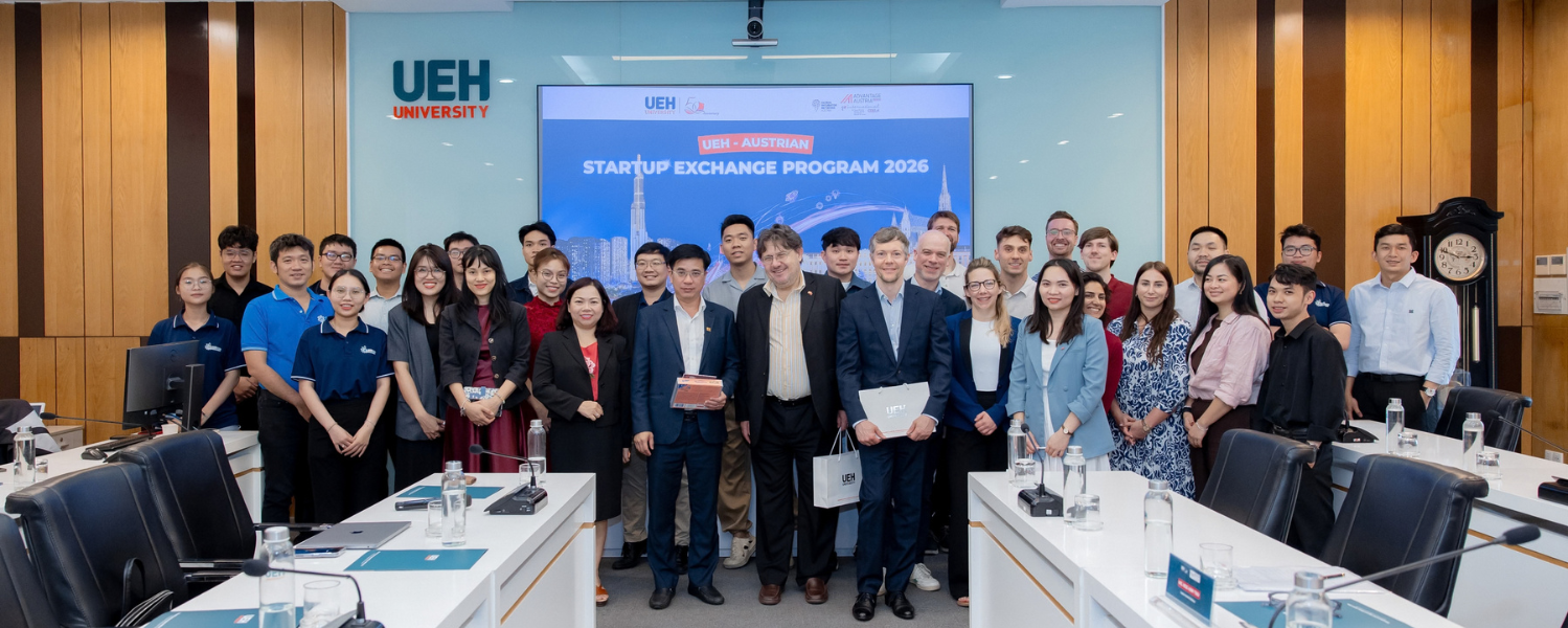 UEH Hosts Delegation from the Austrian Embassy and Global Incubator Network (GIN): Fostering Cooperation and Connecting the Vietnam-Austria Innovation Ecosystems
