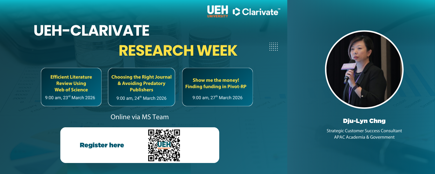 Training Program “UEH–Clarivate Research Week”
