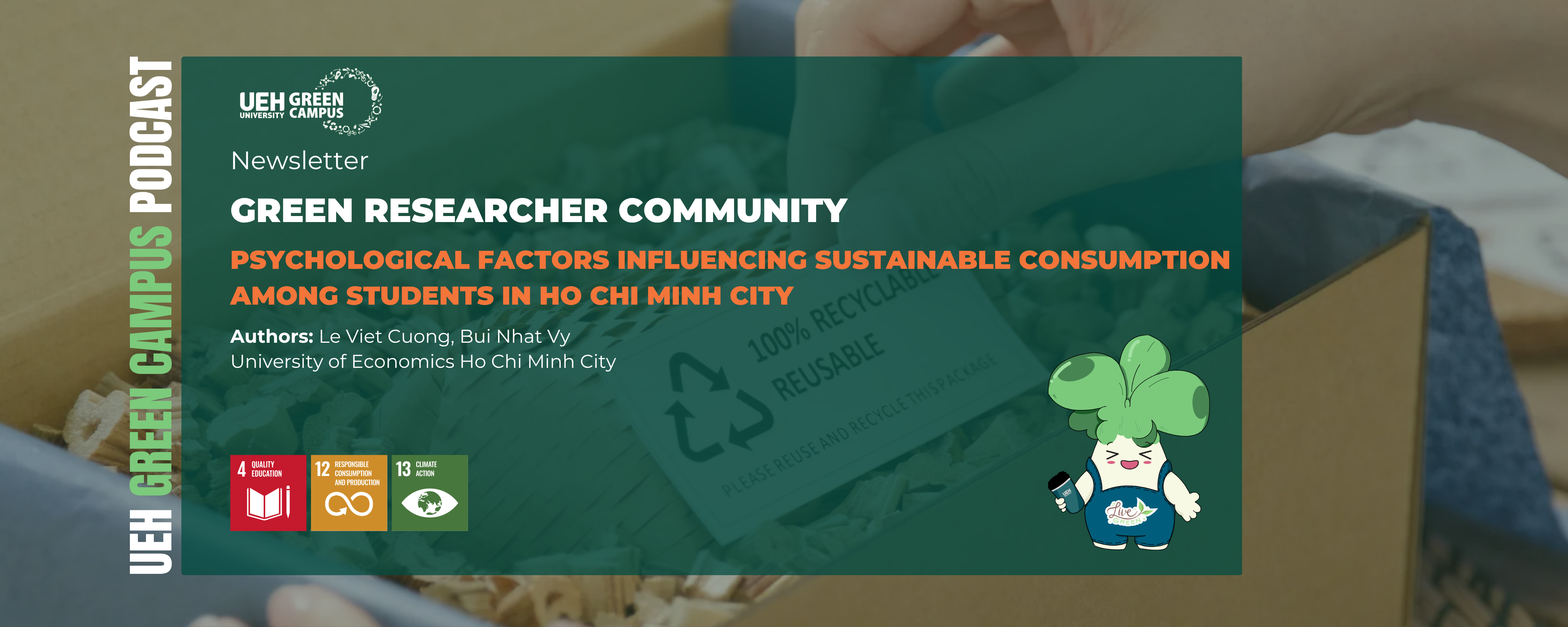 [Research Contribution] Psychological Factors Influencing Sustainable Consumption Among Students in Ho Chi Minh City