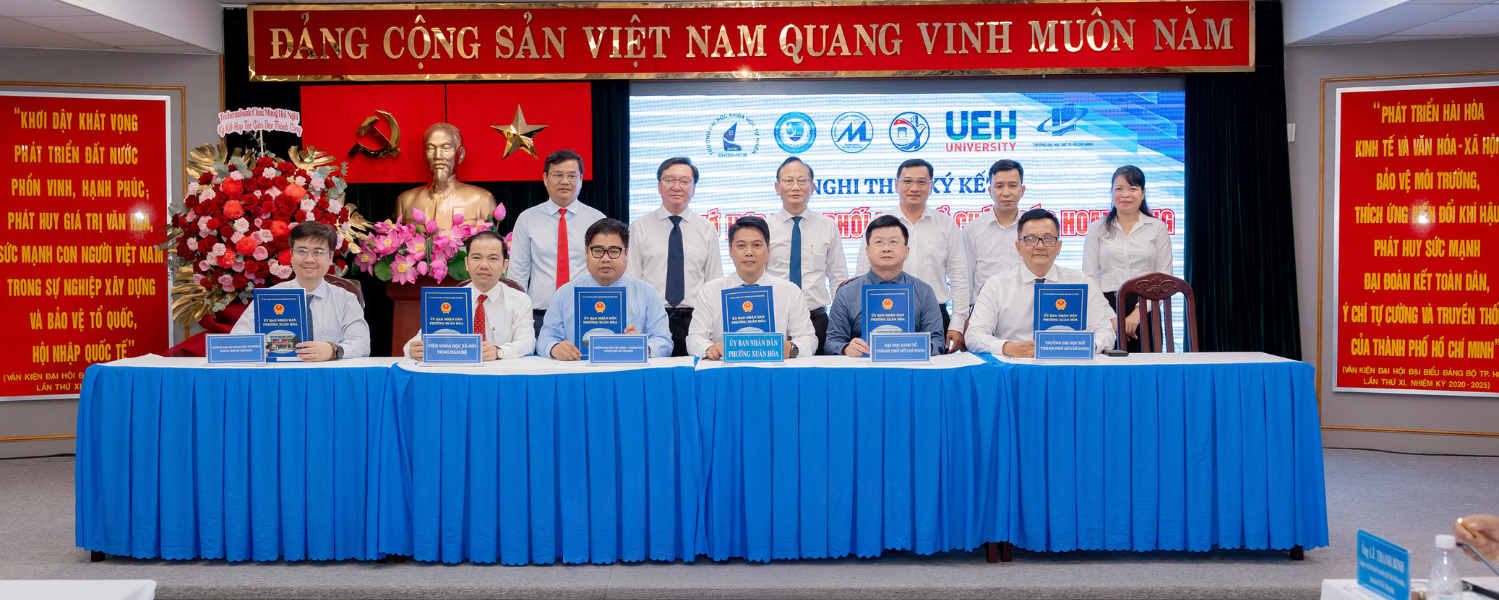 UEH Signs Cooperation Agreement with Xuan Hoa Ward People's Committee and Ho Chi Minh Communist Youth Union of Xuan Hoa Ward, Strengthening Collaboration in Organizing Educational, Cultural – Social, and Community Service Activities