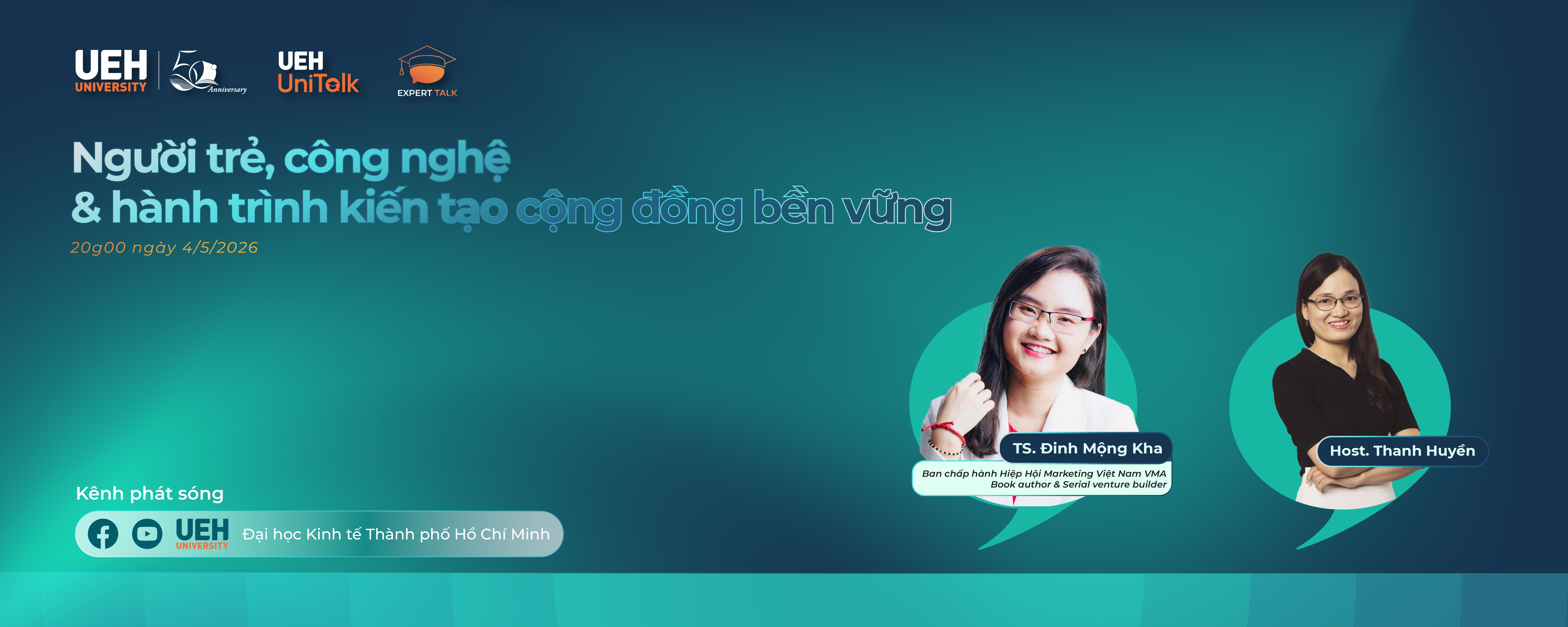[LIVE] Expert Talk Tập 10: Người trẻ, Công nghệ & Hành trình kiến tạo cộng đồng bền vững