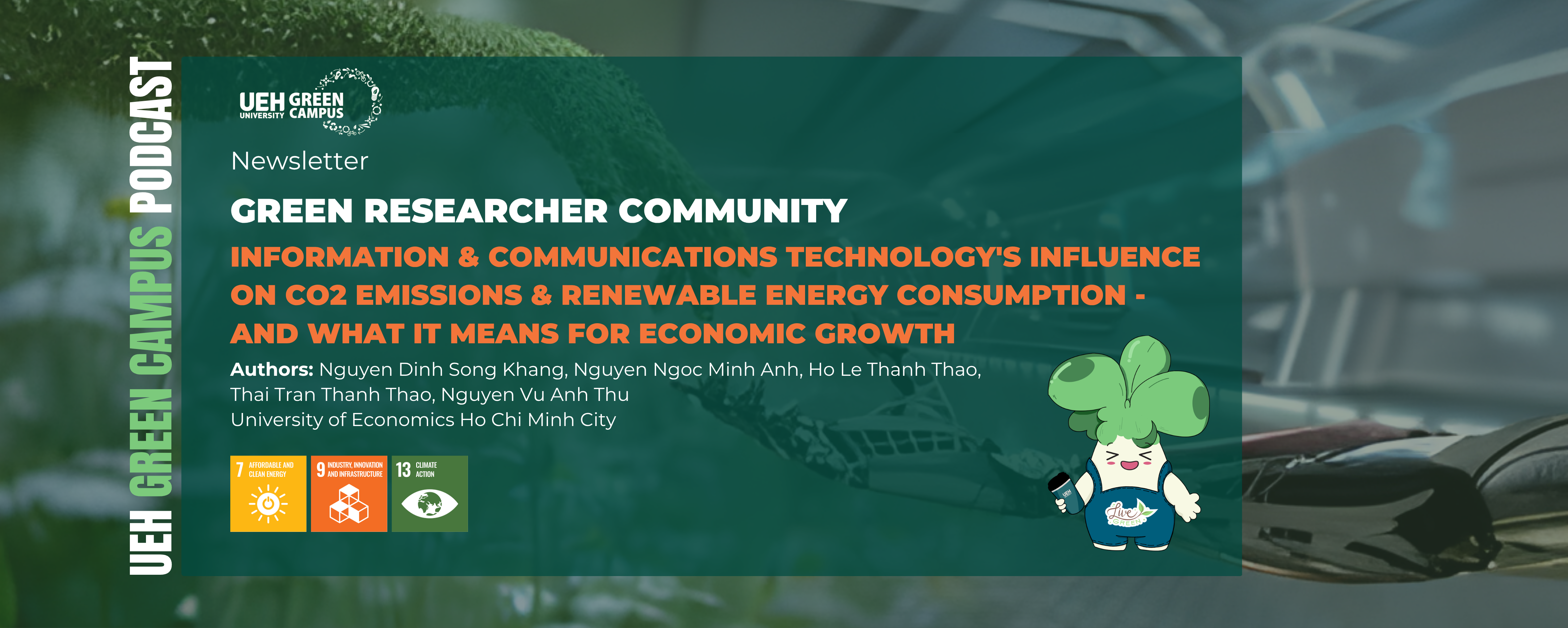 [Research Contribution] Information & Communications Technology's influence on CO2 emissions & renewable energy consumption - and what it means for economic growth