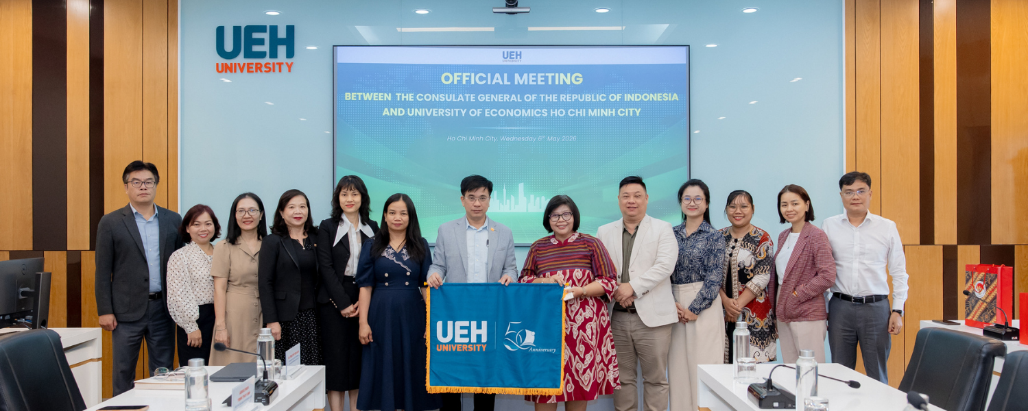 UEH honorably welcomes the Consulate General of the Republic of Indonesia, opening a new chapter in a comprehensive and strategic partnership