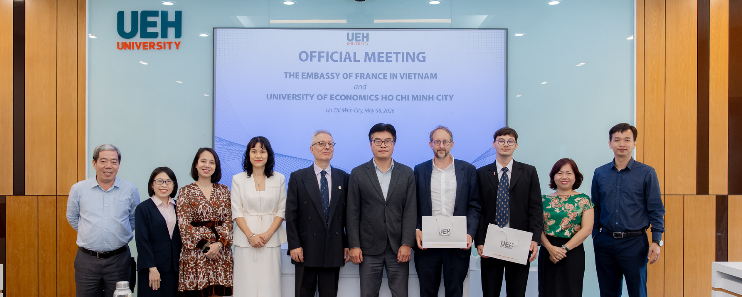 University of Economics Ho Chi Minh City (UEH) promotes strategic cooperation with the French Embassy
