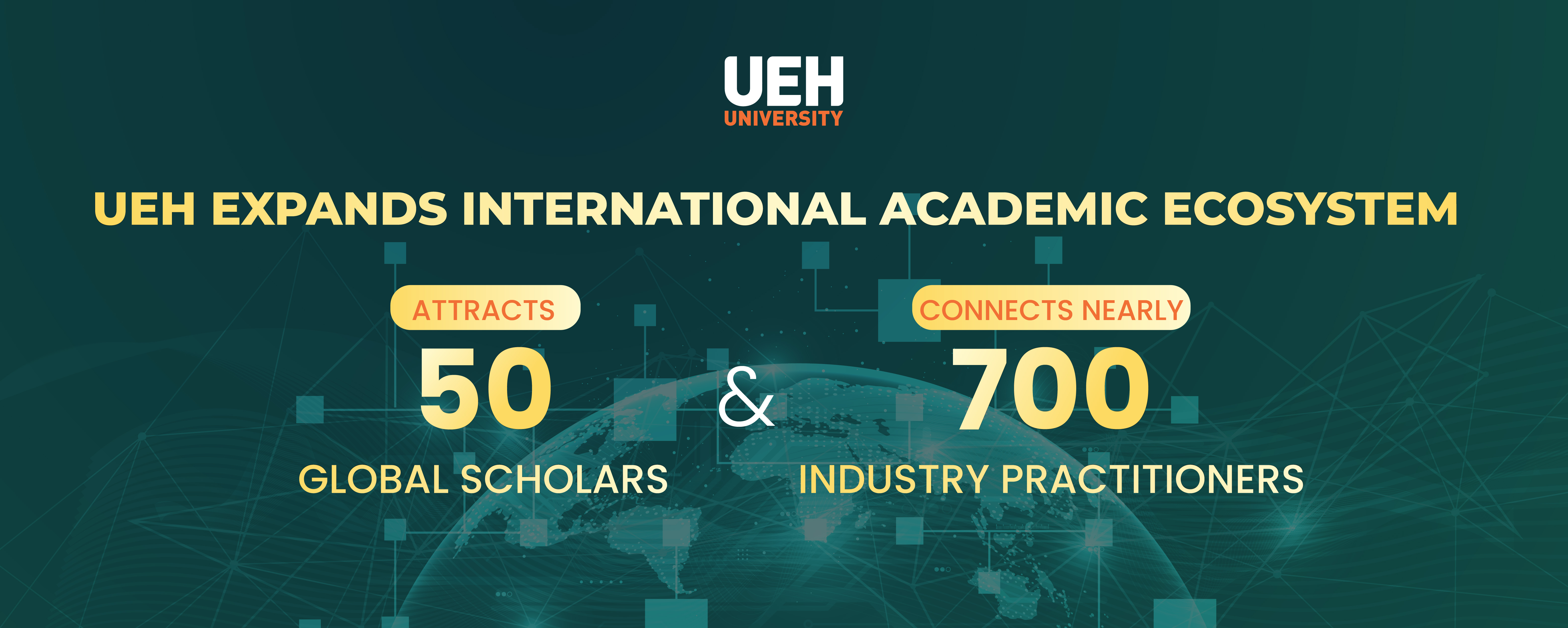 UEH Expands International Academic Ecosystem: Attracts 50 Global Scholars, Develops IRLs, and Connects Nearly 700 Industry Practitioners