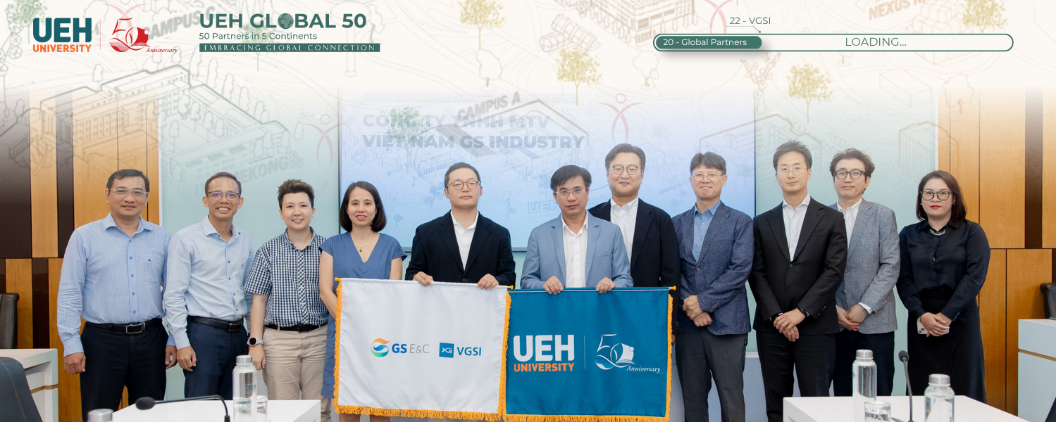 [UEH 50 Global Partners] UEH Signs Cooperation Agreement with Vietnam GS Industry Co., Ltd. to Promote Research and Application of Smart Urban Solutions