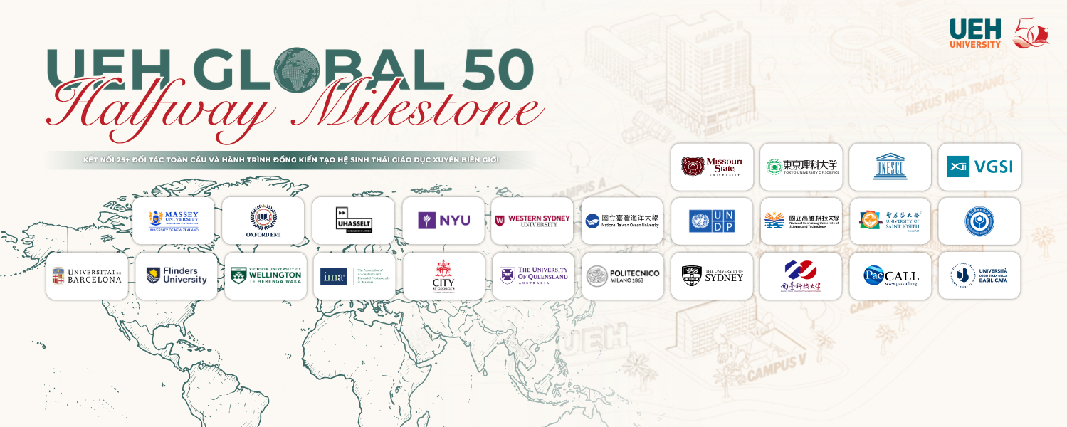 [Halfway Milestone of UEH 50+ Global Partners] Over 25 International Partners Accompany UEH on Its Journey of Expanding Global Connections