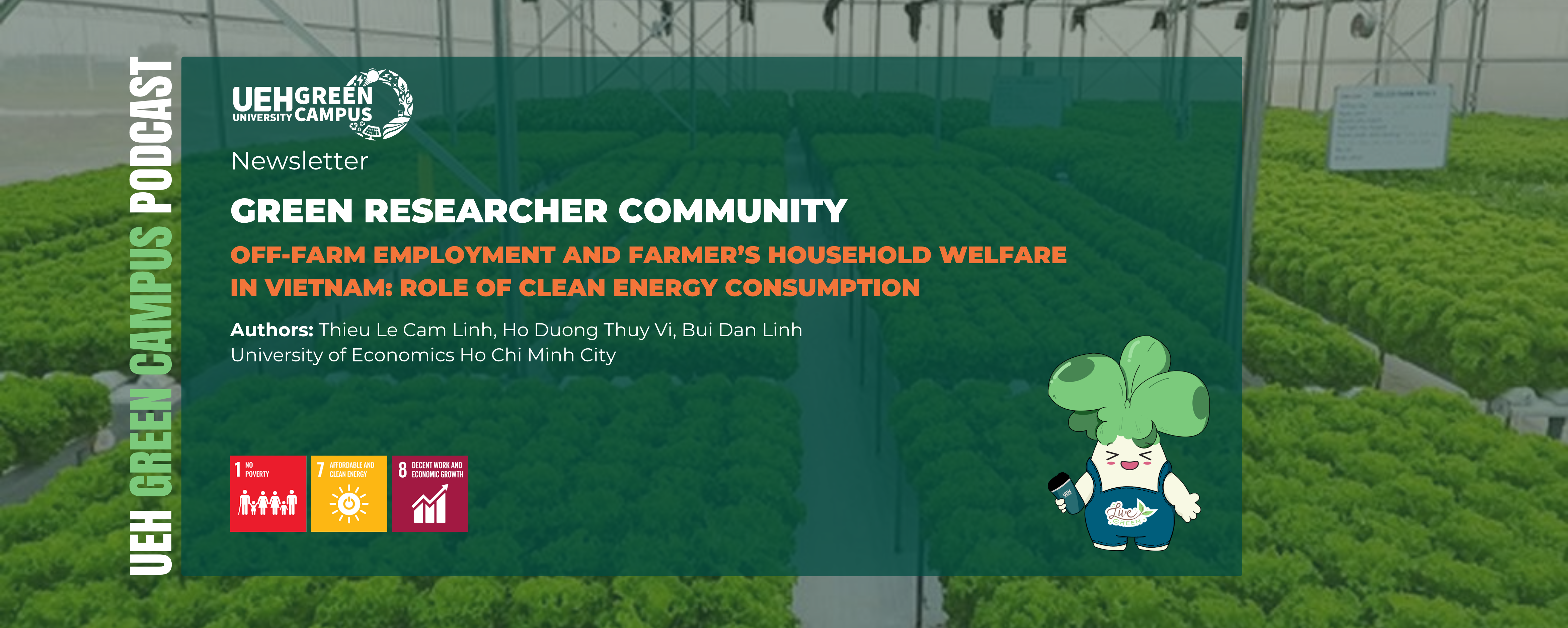 [Research Contribution] Off-farm employment and farmer’s household welfare in Vietnam: Role of clean energy consumption