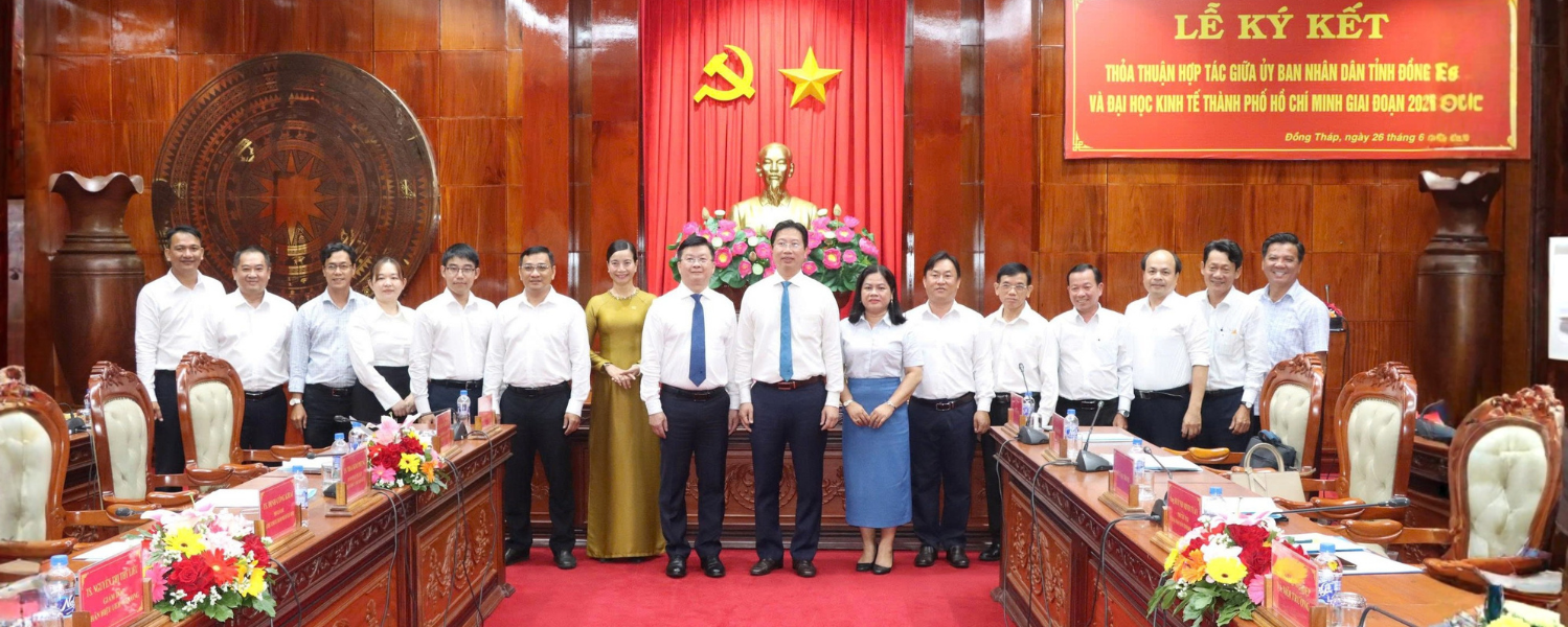UEH and the Dong Thap Provincial People's Committee Sign 2026-2030 Cooperation Agreement to Strengthen Human Resource Development, Science and Technology, and Innovation