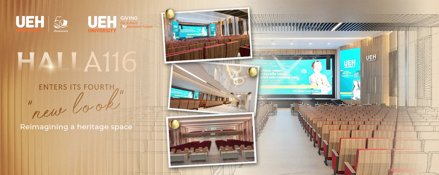 [UEH 50 Years] Hall A116 enters its fourth “new look”: Reimagining a heritage space