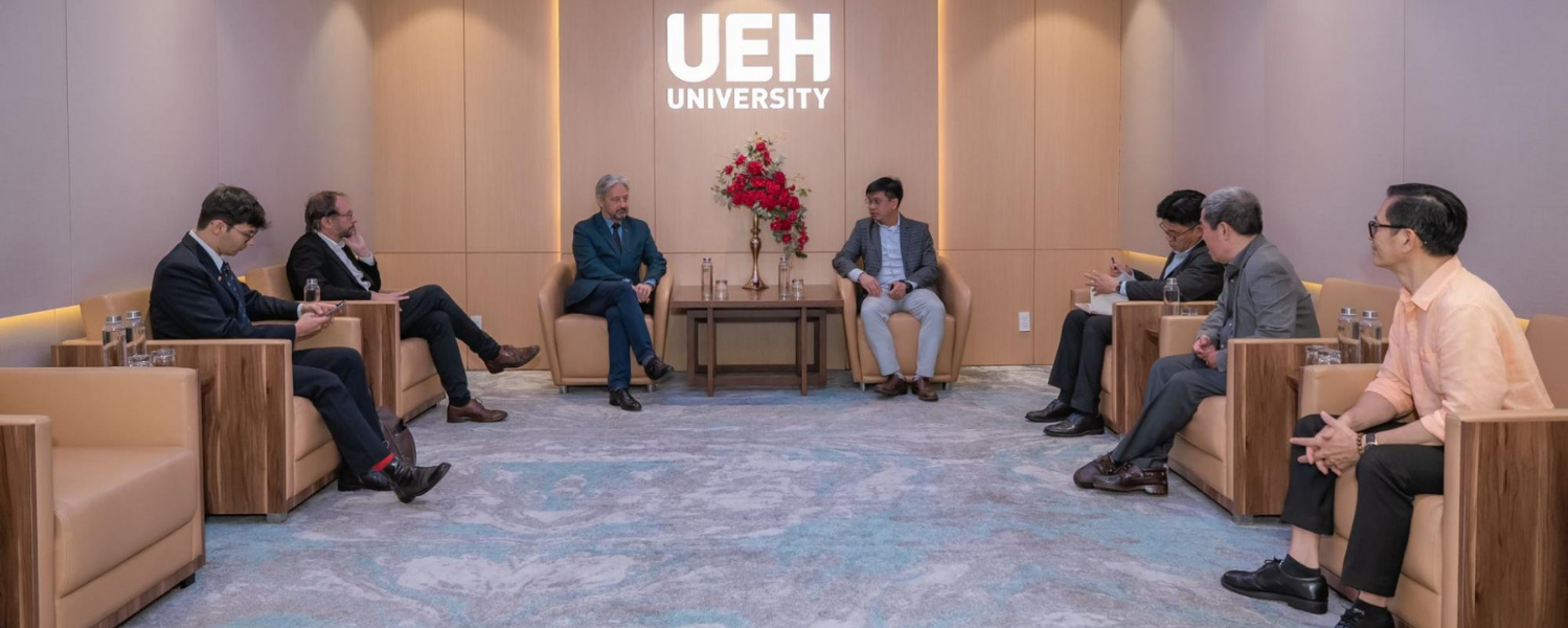 UEH Welcomes Delegation from the Embassy of France in Vietnam to Advance International Education and Research Collaboration