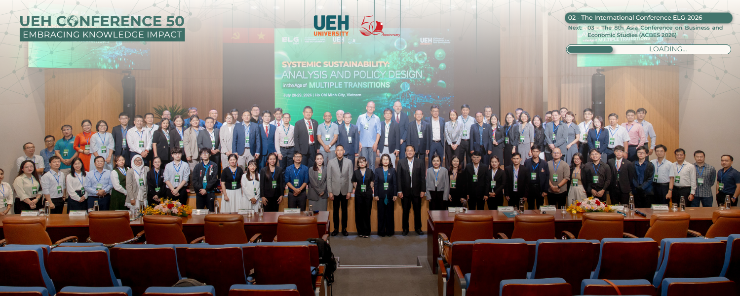 [UEH CONFERENCE 50] ELG 2026 International Conference Opens: From Multifaceted Transitions to the Challenge of Systemic Sustainability Policy Design