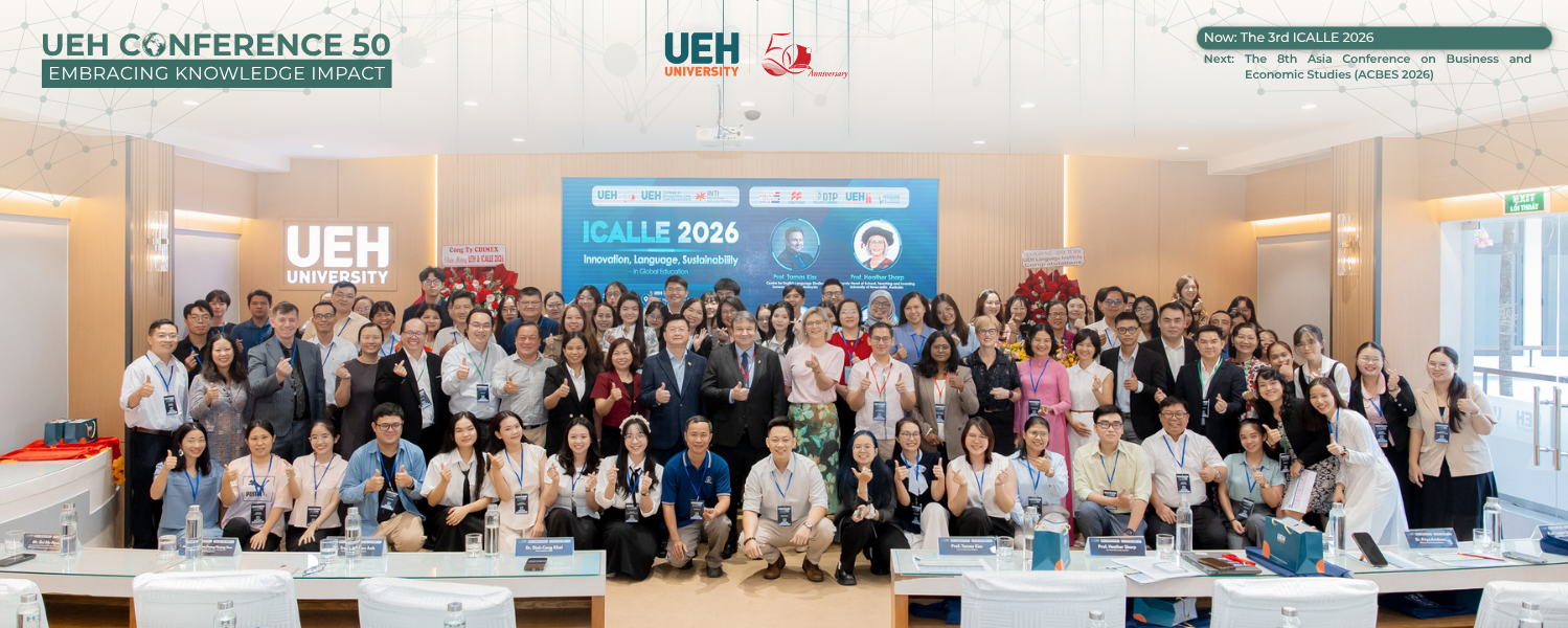 [UEH CONFERENCE 50] ICALLE 2026: Connecting Scholars, Shaping the Future of Language Education in the AI Era