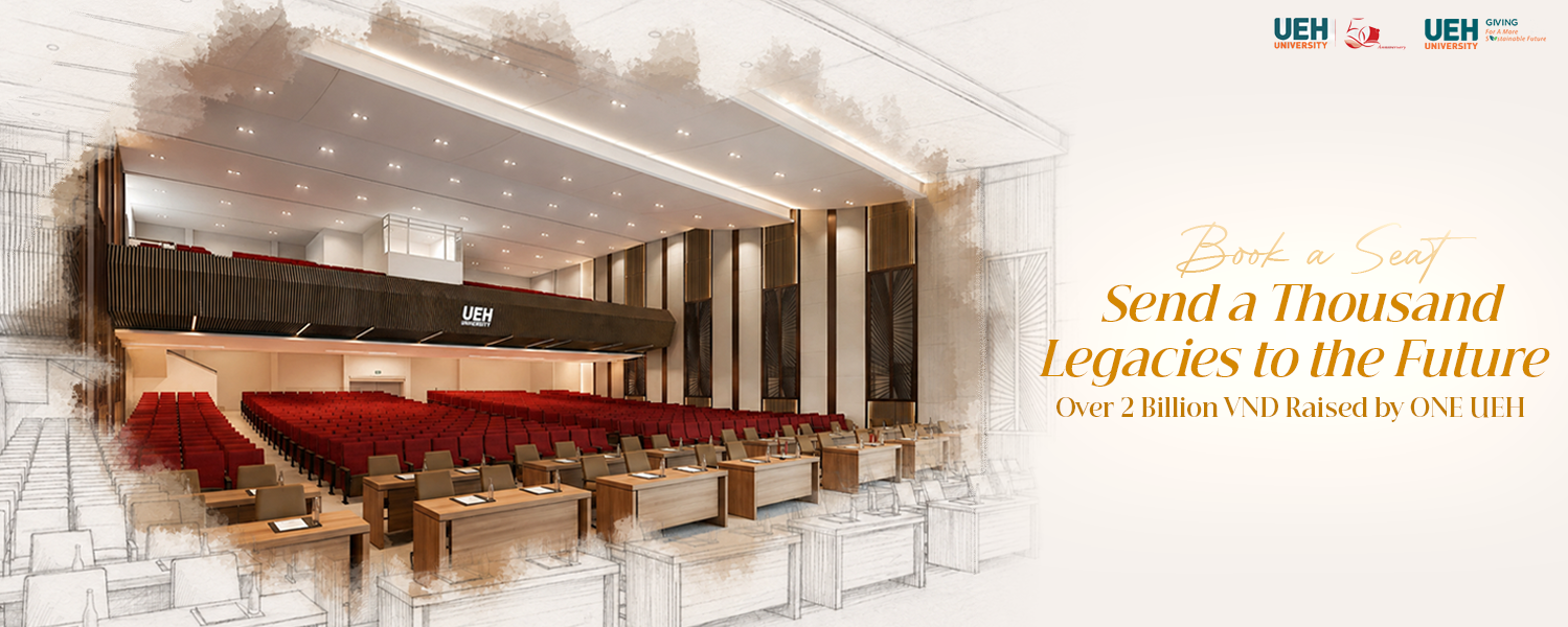 [UEH 50 – Giving] Book a Seat – Send a Thousand Legacies to the Future: Over 2 Billion VND Raised by ONE UEH