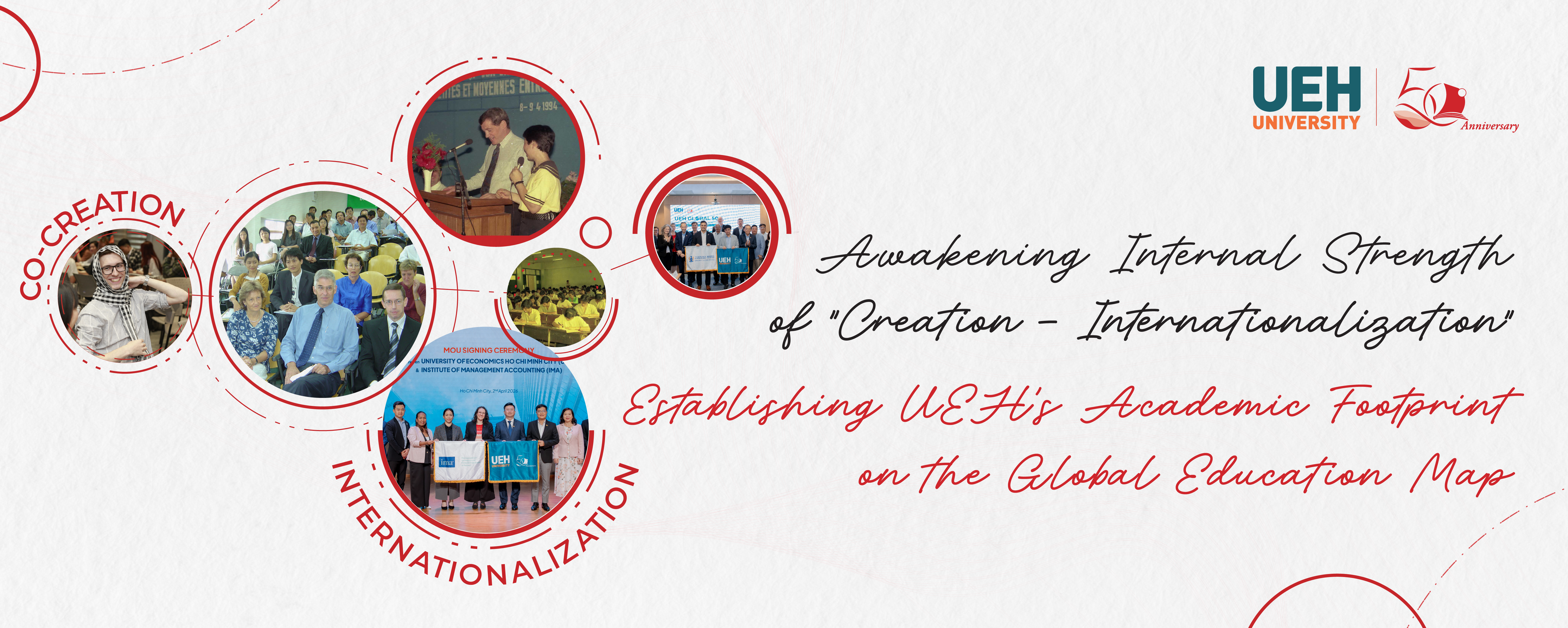 [UEH 50 Years] Awakening Internal Strengths of "Creation – Internationalization": Establishing UEH's Academic Footprint on the Global Education Map