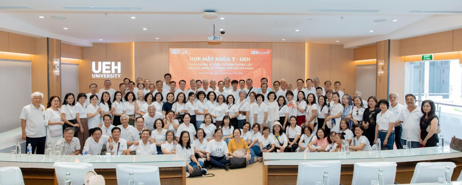 [UEH Alumni Reunion] The 7th Cohort Alumni Reunion: Returning to Alma Mater for UEH’s 50th Anniversary, Continuing the Journey Alongside UEH